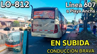 Especial Gran Valparaíso 38  Mercedes LO812 Euro 3  TMV 607 en Subida con Conducción Brava [upl. by Ajiat819]