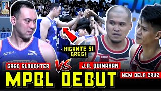 GREG SLAUGHTER MPBL DEBUT VS JR QUIÑAHAN NEM NAKAWALA SA TRANSITION BANGKO SI GREGZILLA INTENSE [upl. by Bobbette]