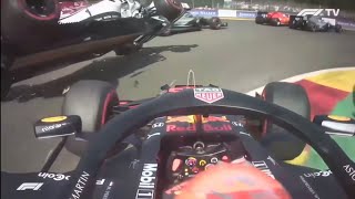 F1 Max Verstappen Onboard Crashes [upl. by Fagen693]