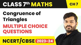 Congruence of Triangles  Multiple Choice Questions MCQs  Class 7 Maths Chapter 7 [upl. by Euqinad]