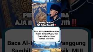 BACA ALFATIHAH DIIRINGI MUSIK Ahmad Diminta Klarifikasi ahmaddhani trendingshorts viralvideo fyp [upl. by Dorothee]