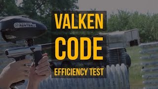 Valken CODE Paintball Gun Shooting amp Air Efficiency Test [upl. by Hajidak]