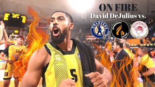 David DeJulius Aris Thessaloniki vs Kolossos  Promitheas  Olympiacos 202425 Highlights [upl. by Sayette]