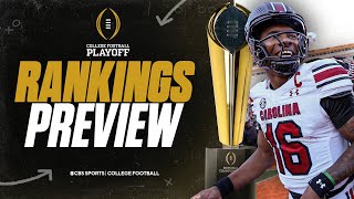 CFP Rankings PROJECTIONS Where does Ohio State land after Saturdays loss South Carolina sneaks IN [upl. by Eniawed]