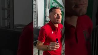 Franco Leys en Zona Mixta tras la clasificación de América a Semifinales de Copa [upl. by Fenelia354]