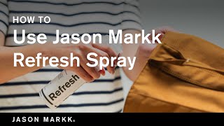 How to Use Jason Markk Refresh Spray [upl. by Klehm]