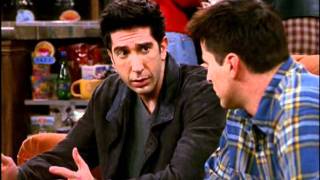 Friends Moments  Ross and Joey are dating the same person [upl. by Nailliw]