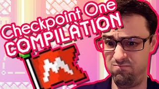 Funniest Mario Maker Checkpoint Trolls Compilation BACK TO CP1 WE GOOOOO [upl. by Lennon]