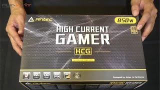 Antec HCG 850W 80 Plus Gold  The Compact ATX Modular PSU [upl. by Yazbak876]