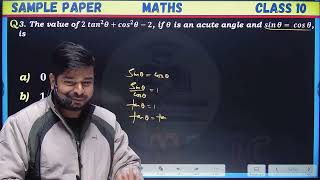 Class 10 Maths Arihant Sample Paper 9 Solutions  Class 10 Maths Arihant Sample Paper Solutions [upl. by Enilorac]