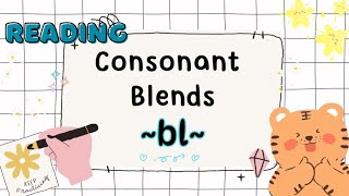 Reading Practice  BL  Consonant Blends  arcbrainsparks consonantblends reading readenglish [upl. by Eladal]