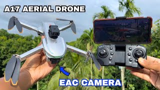 A17 AERIAL DRONE UNBOXING amp REVIEW 🔥  GIMBAL CAMERA amp METALLIC DESIGN [upl. by Baiss382]