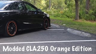 318 WHP Modifed Mercedes CLA250 Orange Edition  Review [upl. by Pevzner]