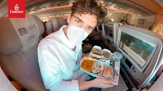 8 Hrs in Emirates B777 Economy Class │ Dubai to Hamburg [upl. by Ecirtra]