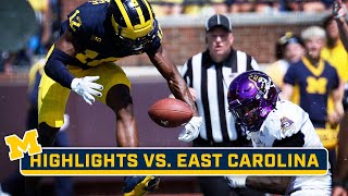 East Carolina at Michigan  Highlights  Big Ten Football  Sept 2 2023 [upl. by Mohl414]