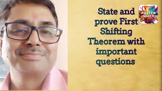 State and prove First Shifting Theorem with important questions [upl. by Ellersick549]