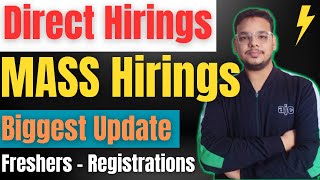 Biggest Direct Hirings  OFF Campus Drive For 2024  2023  2022  2021 Batch Hiring  Freshers [upl. by Atinid840]