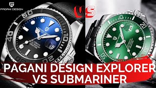 Pagani Design  Bersigar Yachtmaster 1651 vs Submariner 1639 which one is best  In my opinion [upl. by Emyam737]