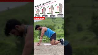 height increase exercises💪 height gym youtube youtubeviralshorts [upl. by Ardnala]