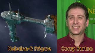 Character and Voice Actor  Star Wars Empire at War  NebulonB Frigate  Corey Burton [upl. by Eicirtap]