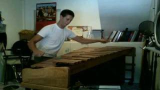 Solfeggietto  Seth Woodard marimba [upl. by Ellingston]