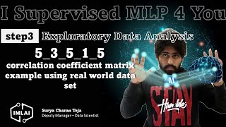 53515 correlation coefficient matrix example using realworld data set [upl. by Eidok]