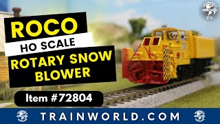 Roco HO Scale Conrail Rotary Snow Blower [upl. by Thistle26]