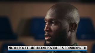 Napoli recuperare Lukaku Possibile 352 contro lInter [upl. by Yelrahs511]