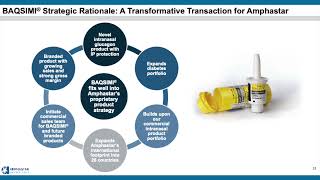 Amphastar Pharmaceuticals AMPH Q3 2024 Earnings Presentation [upl. by Romie]