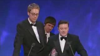 Ricky Gervais and Stephen Merchant  Comedy Awards Speech [upl. by Ltihcox388]