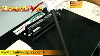 Vídeo Aula Recarga do Toner Lexmark X203 X204 X203N X204N [upl. by Prentice]