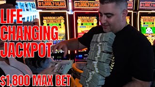 1800 Max Bet WORLD RECORD BREAKING JACKPOT [upl. by Cand156]