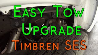 Easy RV Tow Vehicle Suspension Upgrade  Timbren SES  15 year Review  Pros amp Cons Of Timbren SES [upl. by Adoree]