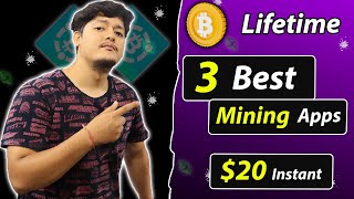 Mine 20 Daily  Best 3 Free Crypto Mining App In 2023 🔥  Smartphone Mining Apps 2023 🎁 [upl. by Anivad]