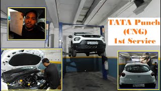 My New TaTa Punch 1st Service 1870 KM and Anti Rust Coating with Engine Protection Coating [upl. by Ellener]