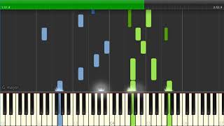 국민체조 BGM Synthesia  Piano CoverTutorial Korean National Gymnastics BGM [upl. by Tnarg]