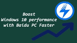 How to Make Windows 10 Faster  Boost Windows 10 Performance  Baidu PC Faster latest version 2021 [upl. by Lleddaw248]