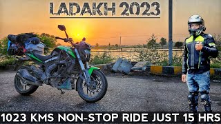 Dominar 400 BS6 Ladakh Trip  1023 Kms Ride In Just 15 HRS [upl. by Ierna]