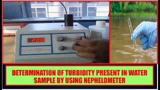 Determination of Turbidity of Water by using Nephelometer [upl. by Berrie]