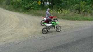 KX 65 RACES HONDA 85 [upl. by Prebo332]