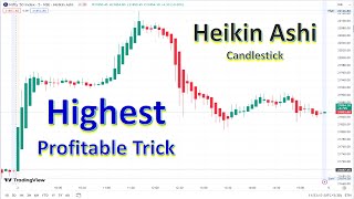 Heikin ashi strategy tradingview  Highest Profit Strategy  NIfty Intraday Levels [upl. by Asilad]