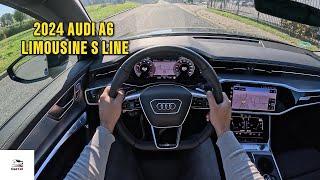 Audi A6 2024 Limousine S Line  POV Drive [upl. by Hedges]