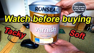 RONSEAL Diamond Hard Varnish [upl. by Tilden912]