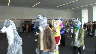 Anthrocon 2011 Fursuit Parade [upl. by Nitsej]