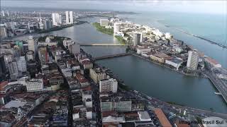 RECIFE Centro  Pernambuco Aéreas Drone ©DireitosReservados [upl. by Sikorski443]