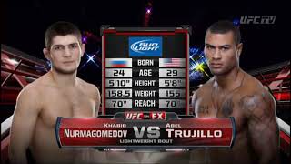 Khabib Nurmagomedov vs Abel Trujillo UFC 160 FULL FIGHT CHAMPIONSHIP [upl. by Chemash]