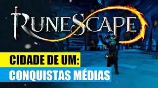 Cidade de Um Completando as ConquistasTarefas Médias  A Épica Jornada em Runescape [upl. by Thorin]