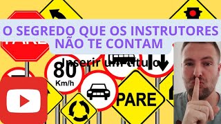 REVELAMOS O SEGREDO QUE OS INSTRUTORES NÃO TE FALAM youtube autoescola [upl. by Capriola]