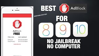 BEST AD BLOCKERS FOR IOS 109 FOR FREE WITHOUT JAILBREAK AND PC [upl. by Nahsrad]