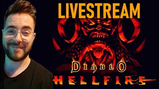 Diablo 1 HELLFIRE  Barbarzyńca Bard amp Mnich [upl. by Anayaran]